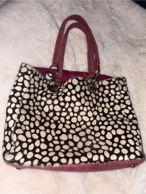 Boden Spotted Pony Hair Bag